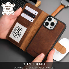Casper Leather iPhone 14 Pro Wallet Case | MagSafe