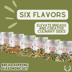 Bread Dipping Seasonings - Variety 6 Pack