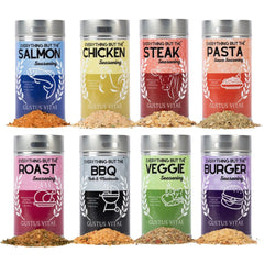 Complete Kitchen Seasonings Kit | Gourmet Everything Collection | Set of 8 XL Tins