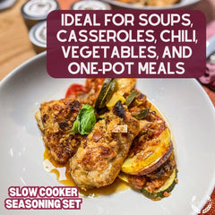 Slow Cooker Seasonings - 6 Spice Blends Gift Set