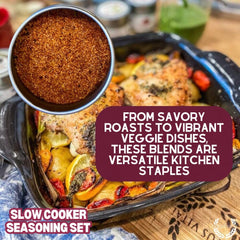 Slow Cooker Seasonings - 6 Spice Blends Gift Set